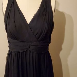 Donna Morgan black v-neck dress size 8